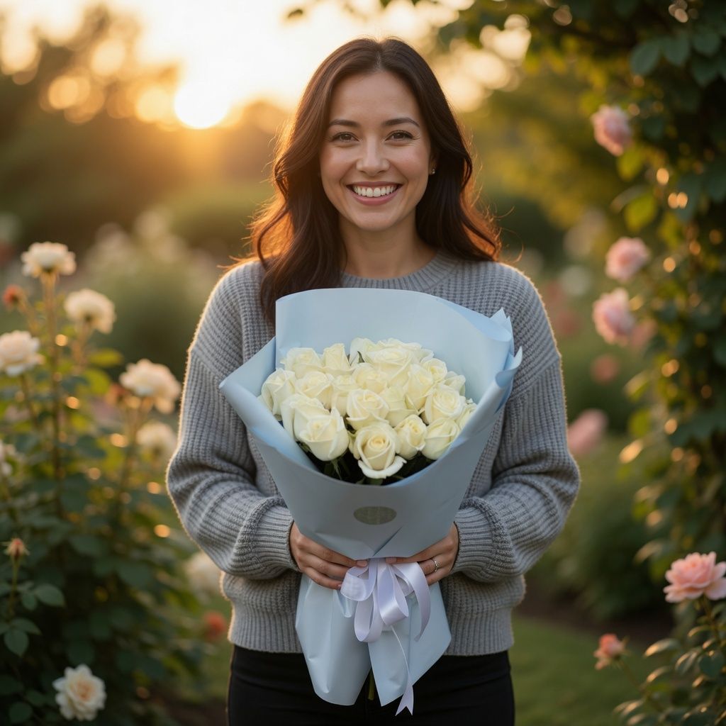 Bouquet Bouquet 21 white roses