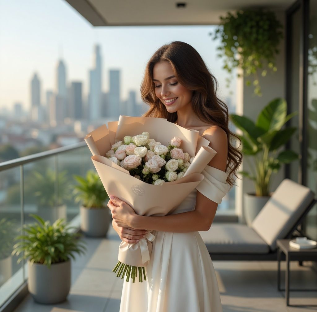 Bouquet Bouquet of tender spray roses 11pcs
