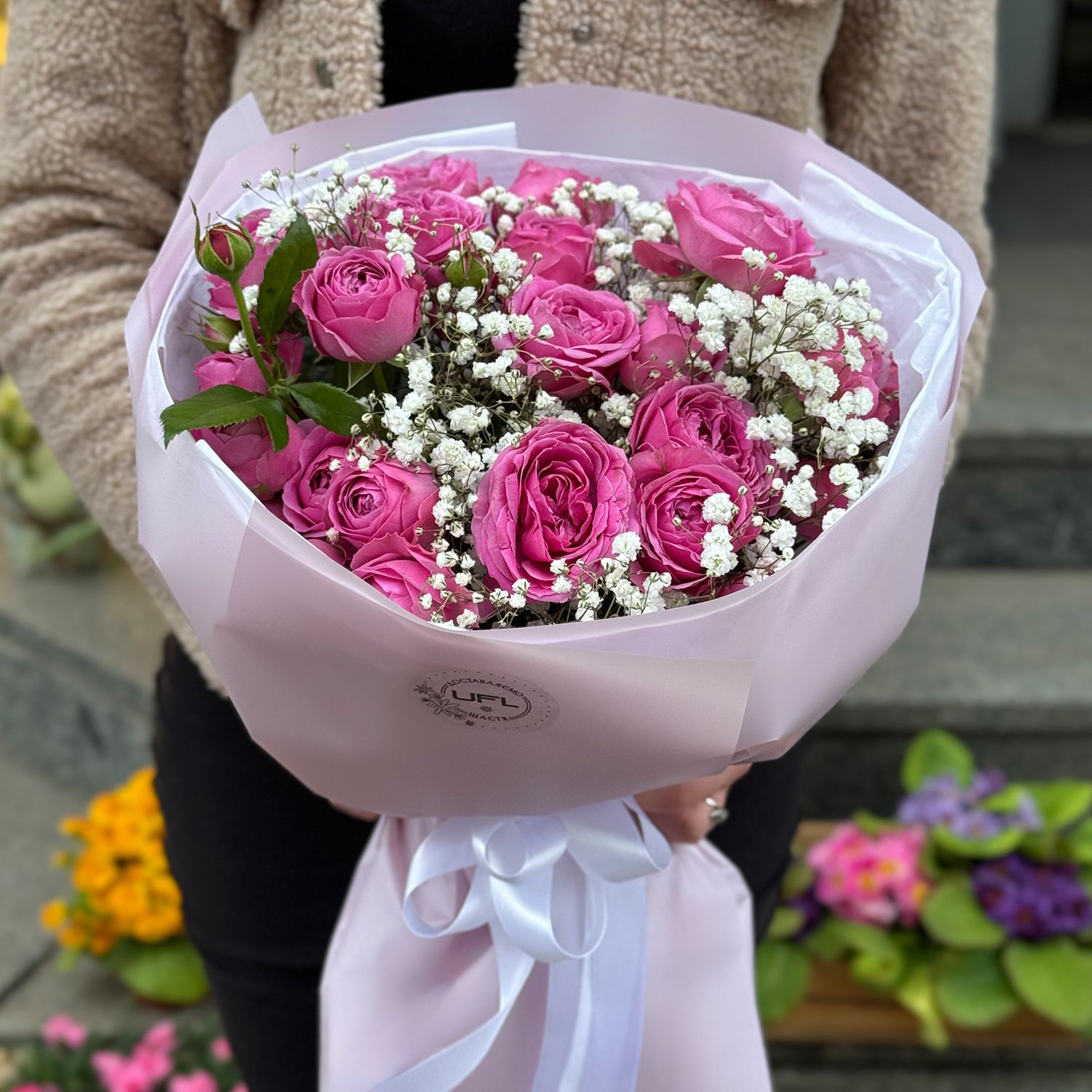 Bouquet Bouquet Pink wonder Misti Bubbles 9pcs