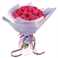 rose (51 pcs.), packaging, ribbon