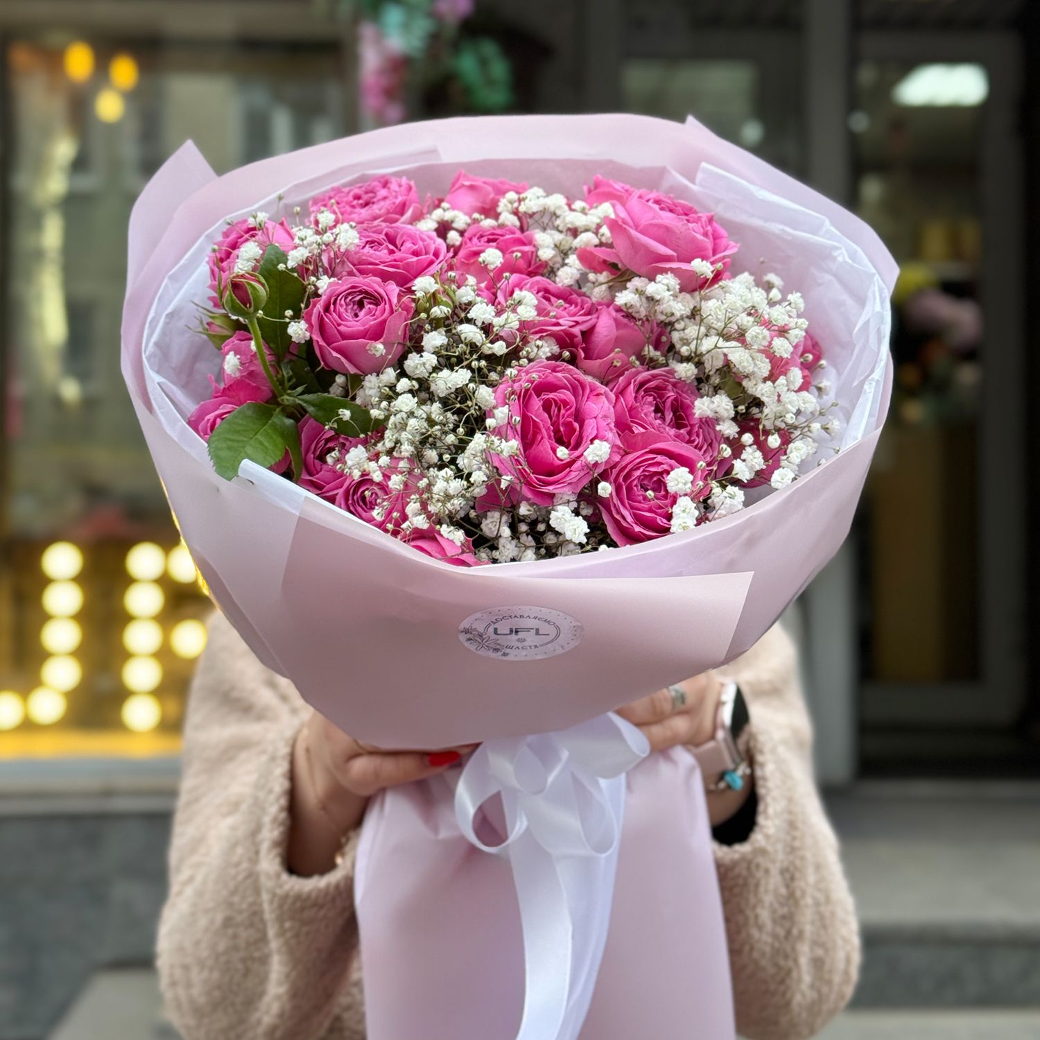 Bouquet Bouquet Pink wonder Misti Bubbles 9pcs