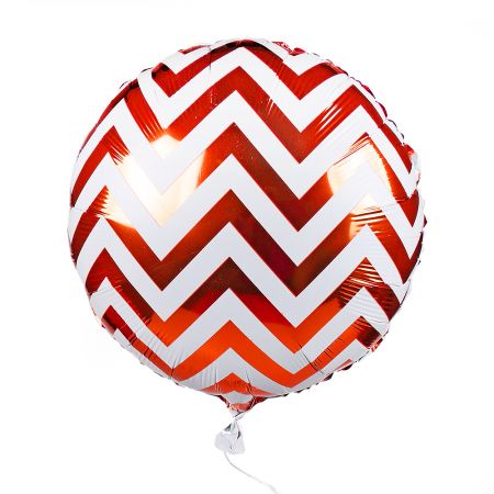 Product Foil balloon circle red