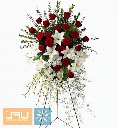 Bouquet Funeral arrangment of fresh flowers �4